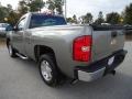 2008 Graystone Metallic Chevrolet Silverado 1500 Work Truck Regular Cab  photo #3