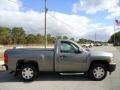 2008 Graystone Metallic Chevrolet Silverado 1500 Work Truck Regular Cab  photo #9