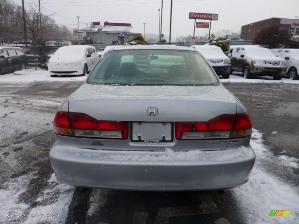 2002 Accord EX V6 Sedan - Satin Silver Metallic / Quartz Gray photo #3