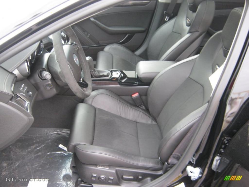Ebony Interior 2011 Cadillac CTS -V Sedan Photo #41439763
