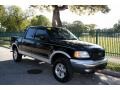 2002 Black Ford F150 Lariat SuperCrew 4x4  photo #16