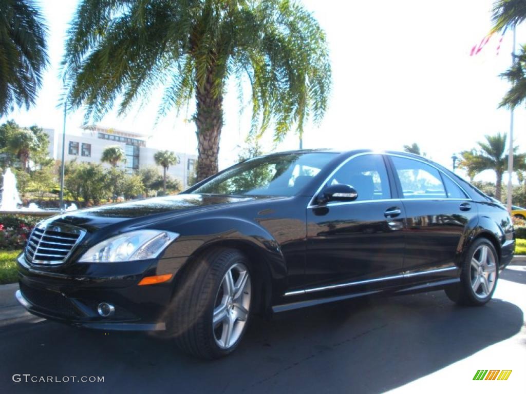 Black 2008 Mercedes-Benz S 550 Sedan Exterior Photo #41439987