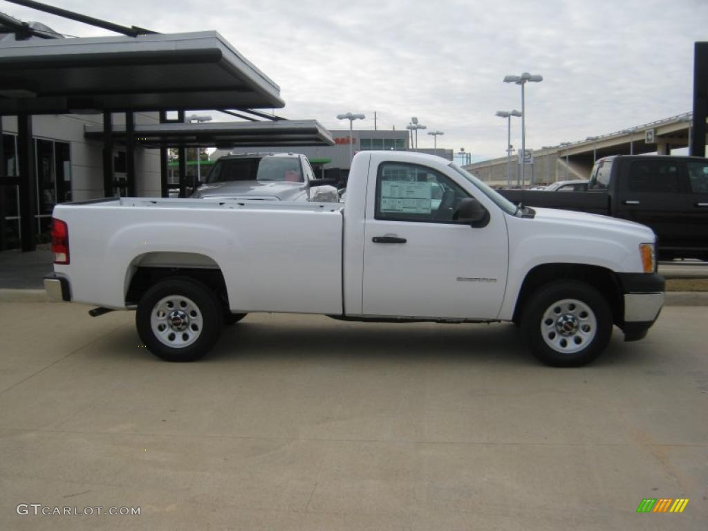 Summit White 2011 GMC Sierra 1500 Regular Cab Exterior Photo #41440083
