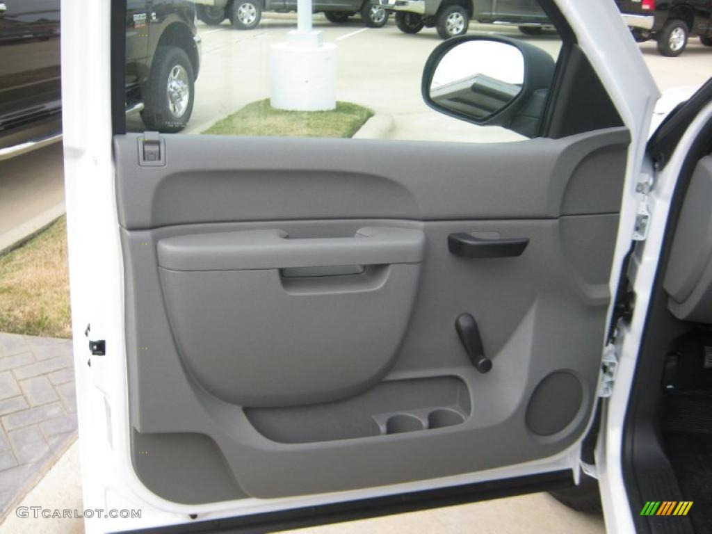 2011 GMC Sierra 1500 Regular Cab Dark Titanium Door Panel Photo #41440201