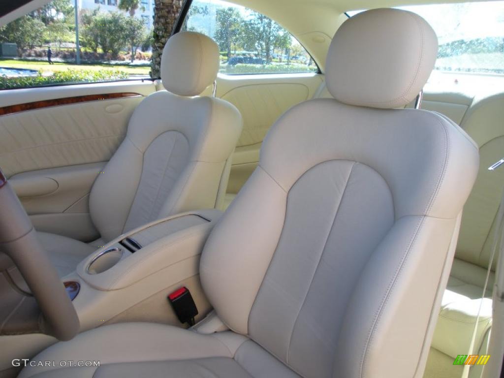 Stone Interior 2008 Mercedes-Benz CLK 550 Coupe Photo #41440879