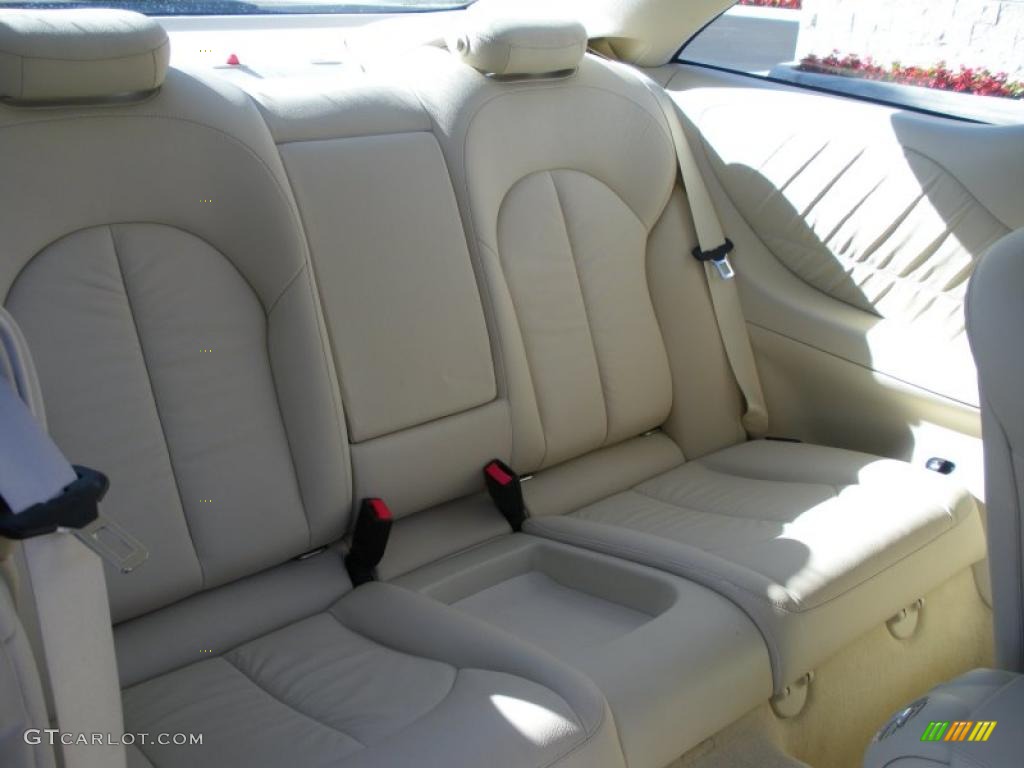 Stone Interior 2008 Mercedes-Benz CLK 550 Coupe Photo #41440931