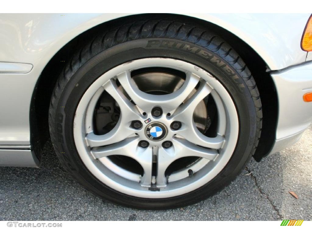 2001 3 Series 330i Convertible - Titanium Silver Metallic / Grey photo #24