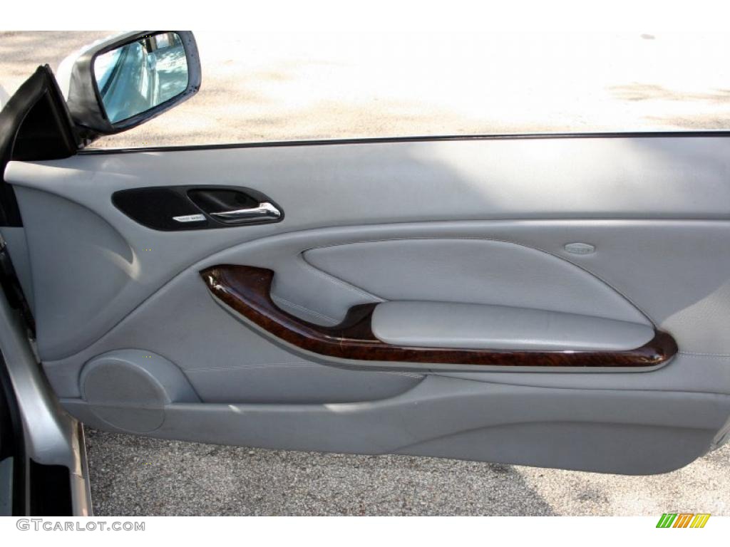 2001 3 Series 330i Convertible - Titanium Silver Metallic / Grey photo #32