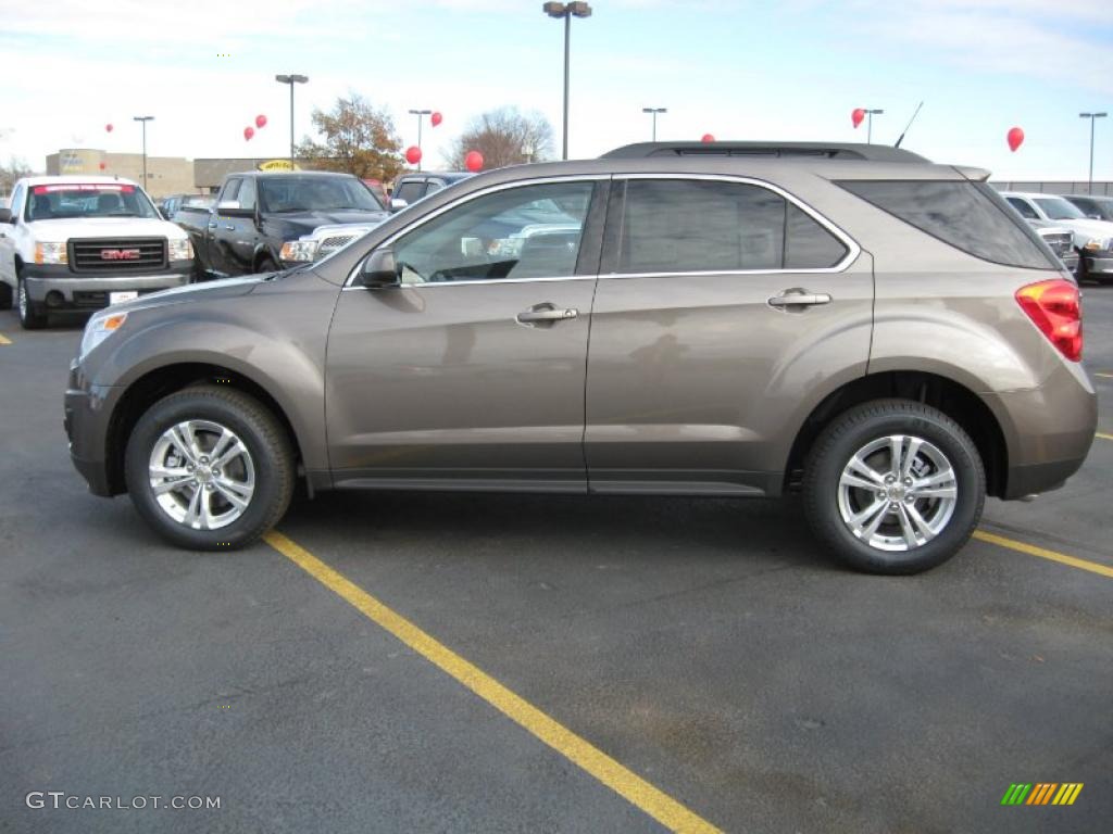 2011 Equinox LT - Mocha Steel Metallic / Light Titanium/Jet Black photo #8