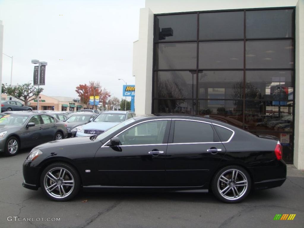 Black Obsidian 2007 Infiniti M 35 Sport Sedan Exterior Photo #41442879