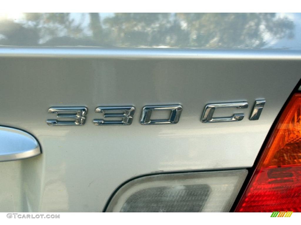 2001 3 Series 330i Convertible - Titanium Silver Metallic / Grey photo #97