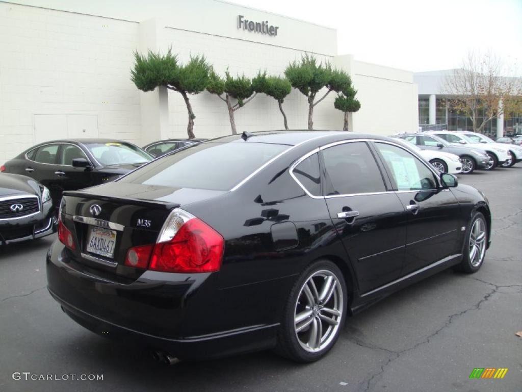 Black Obsidian 2007 Infiniti M 35 Sport Sedan Exterior Photo #41442919