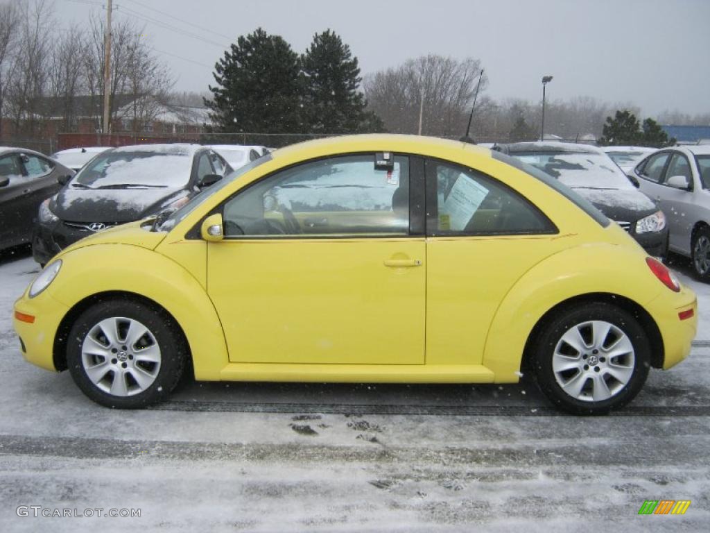 Sunflower Yellow 2008 Volkswagen New Beetle S Coupe Exterior Photo #41443307