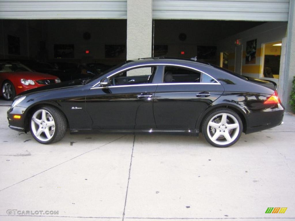 Black 2008 Mercedes-Benz CLS 63 AMG Exterior Photo #41443615