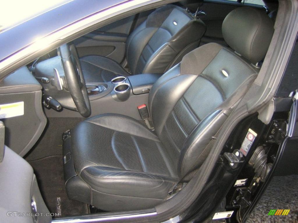 Black Interior 2008 Mercedes-Benz CLS 63 AMG Photo #41443671