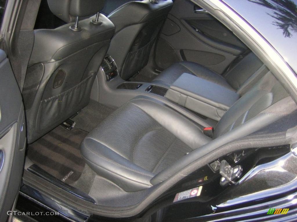 Black Interior 2008 Mercedes-Benz CLS 63 AMG Photo #41443687