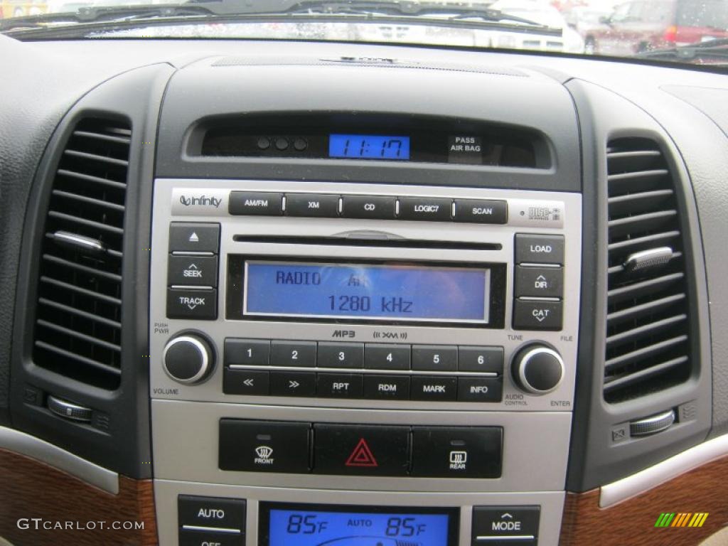 2008 Hyundai Santa Fe Limited 4WD Controls Photo #41443903