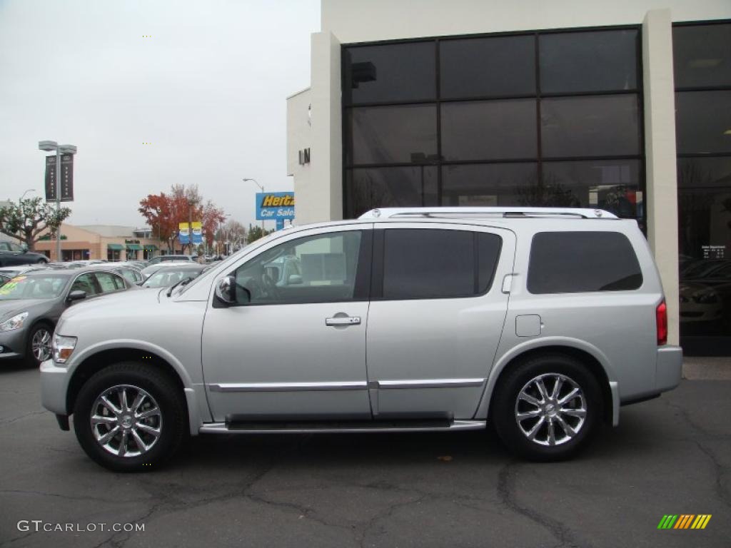 Silver Indulgence 2010 Infiniti QX 56 4WD Exterior Photo #41444113