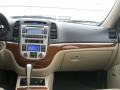 Beige 2008 Hyundai Santa Fe Limited 4WD Dashboard