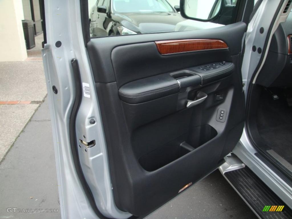 2010 Infiniti QX 56 4WD Graphite Door Panel Photo #41444199