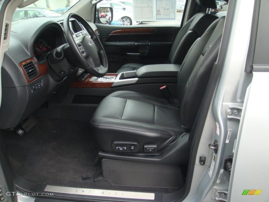 Graphite Interior 2010 Infiniti QX 56 4WD Photo #41444215