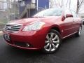 2007 Crimson Roulette Pearl Infiniti M 35x Sedan  photo #1