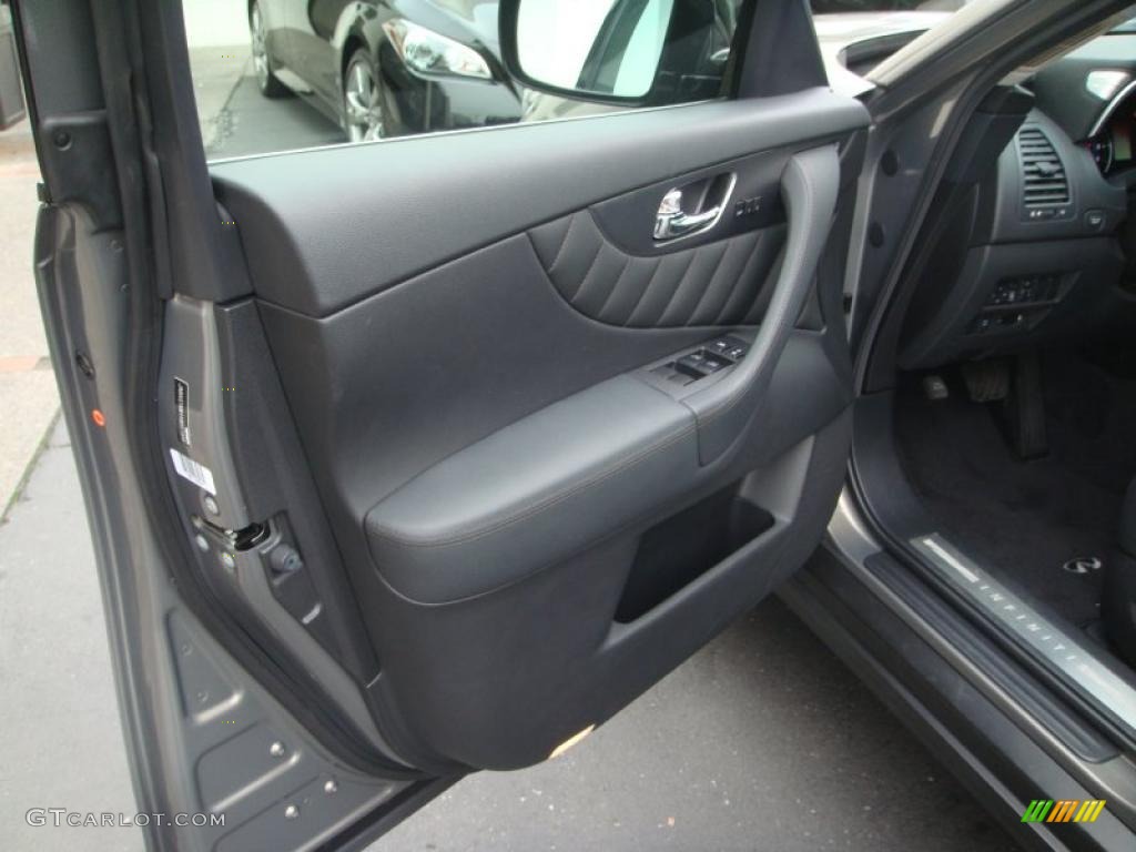2010 Infiniti FX 35 AWD Graphite Door Panel Photo #41444635