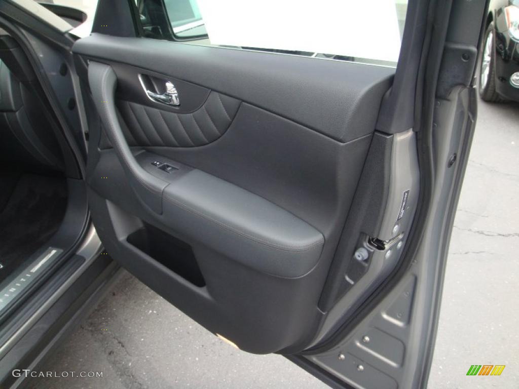 2010 Infiniti FX 35 AWD Graphite Door Panel Photo #41444767