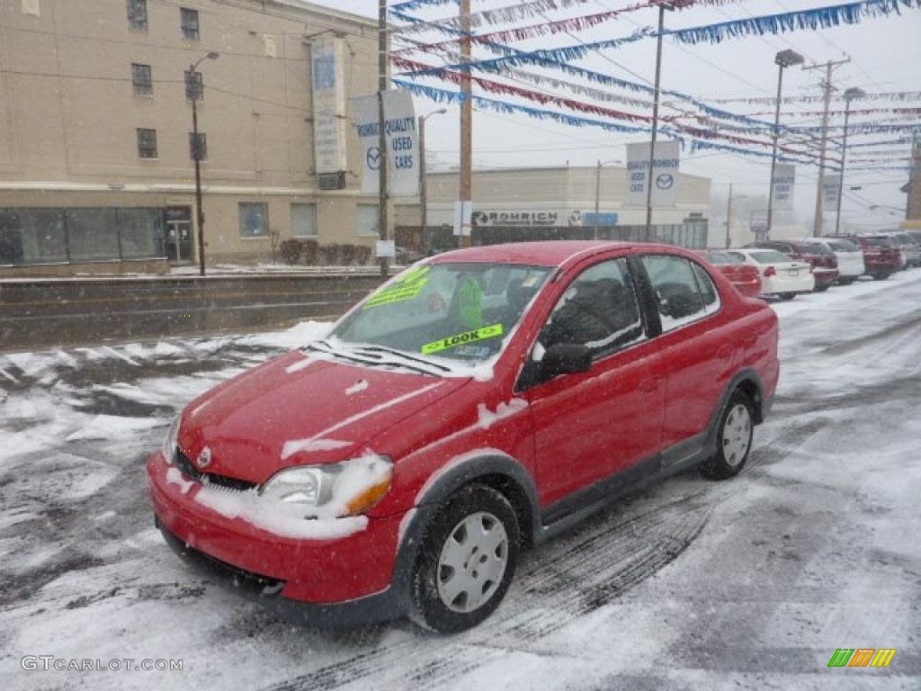 Absolutely Red Toyota ECHO