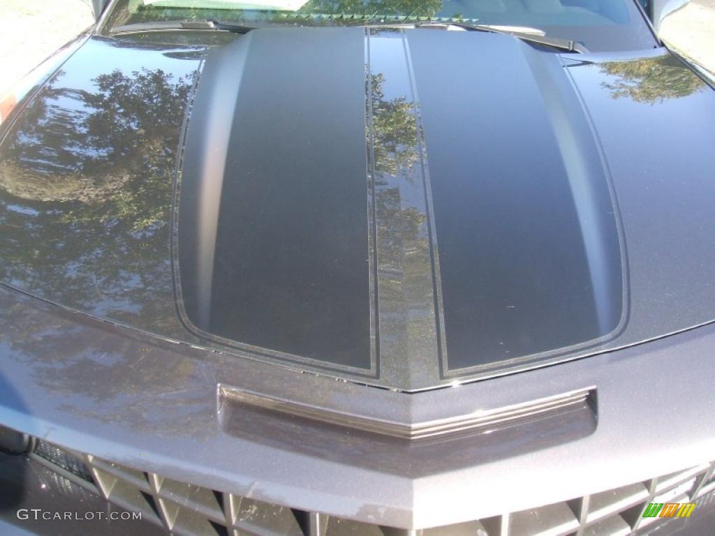 2011 Camaro SS Coupe - Cyber Gray Metallic / Black photo #4