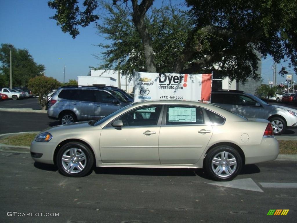 2011 Impala LT - Gold Mist Metallic / Neutral photo #3