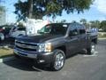 2011 Taupe Gray Metallic Chevrolet Silverado 1500 LT Crew Cab  photo #1