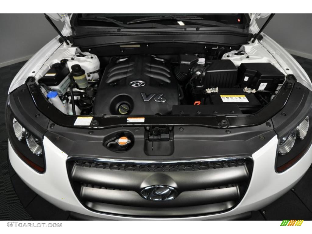2008 Hyundai Santa Fe SE 4WD 3.3 Liter DOHC 24-Valve VVT V6 Engine Photo #41447083