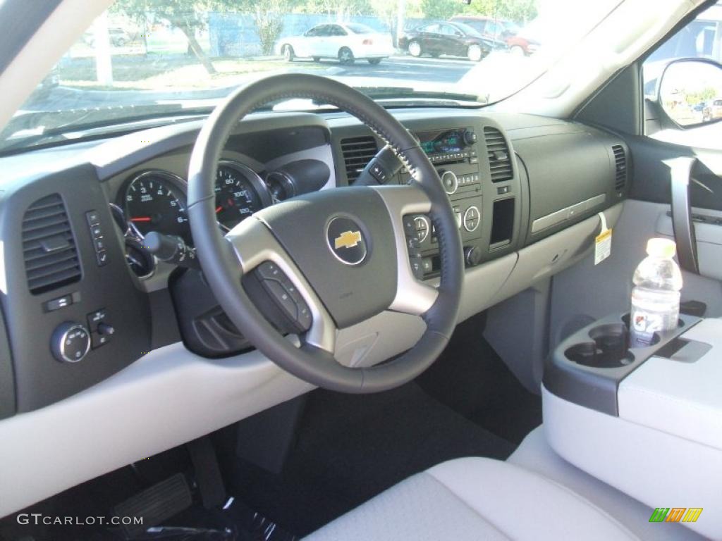 2011 Chevrolet Silverado 1500 LT Crew Cab Light Titanium/Ebony Dashboard Photo #41447875
