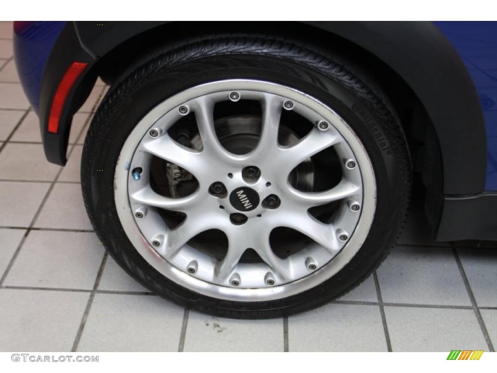 2005 Cooper S Hardtop - Hyper Blue Metallic / Space Grey/Panther Black photo #13