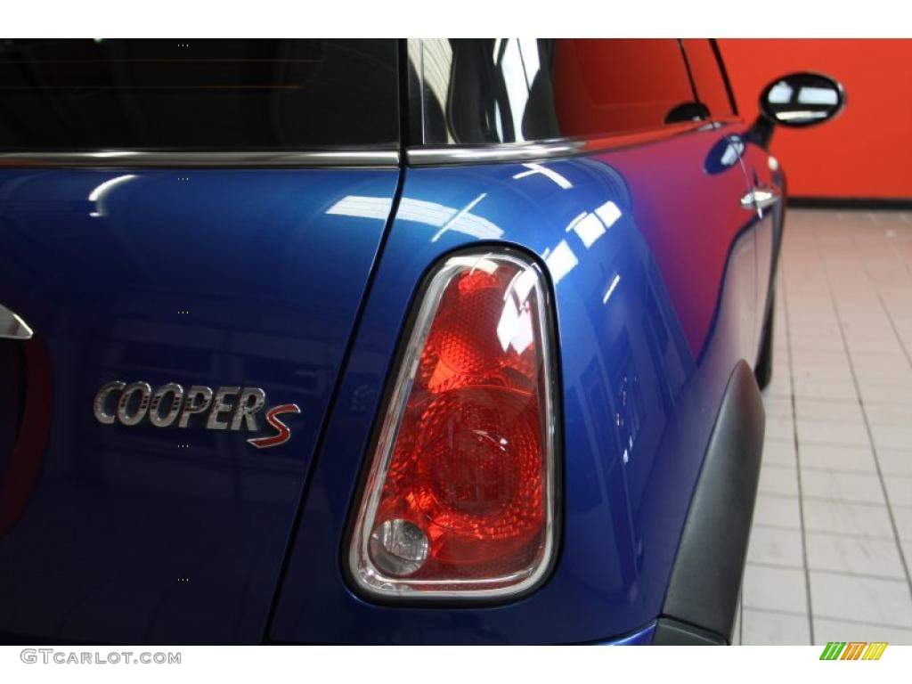 2005 Cooper S Hardtop - Hyper Blue Metallic / Space Grey/Panther Black photo #14
