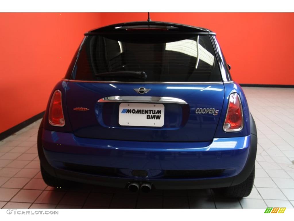 2005 Cooper S Hardtop - Hyper Blue Metallic / Space Grey/Panther Black photo #15