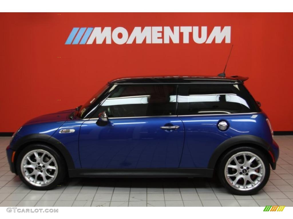 2005 Cooper S Hardtop - Hyper Blue Metallic / Space Grey/Panther Black photo #17