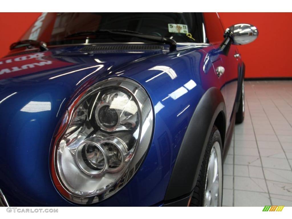 2005 Cooper S Hardtop - Hyper Blue Metallic / Space Grey/Panther Black photo #18
