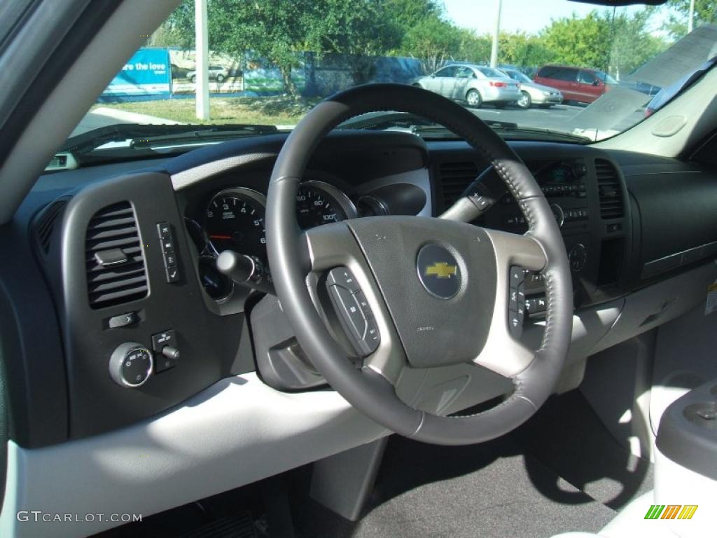 2011 Chevrolet Silverado 1500 LT Crew Cab Light Titanium/Ebony Dashboard Photo #41448603