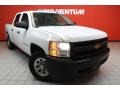 Summit White - Silverado 1500 Work Truck Crew Cab 4x4 Photo No. 1