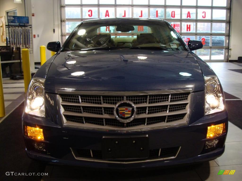 2009 STS 4 V6 AWD - Blue Diamond Tricoat / Cashmere photo #2