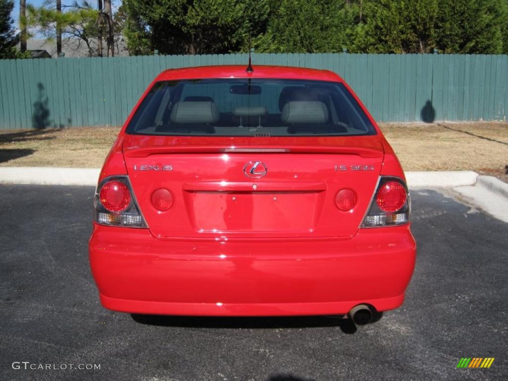 2005 IS 300 - Absolutely Red / Ivory photo #12