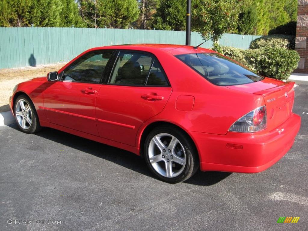 2005 IS 300 - Absolutely Red / Ivory photo #17