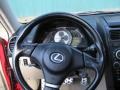 2005 Lexus IS Ivory Interior Steering Wheel Photo