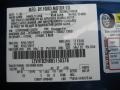 G9: Vista Blue Metallic 2008 Ford Mustang GT Deluxe Coupe Color Code