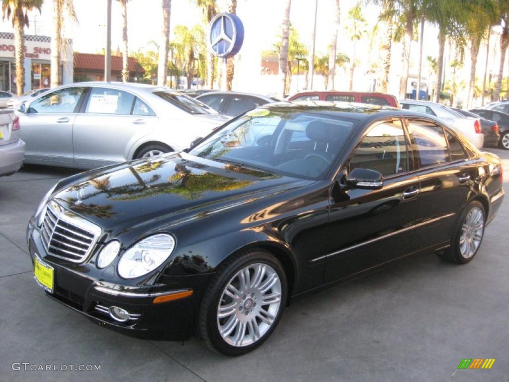 Black 2008 Mercedes-Benz E 350 Sedan Exterior Photo #41453771