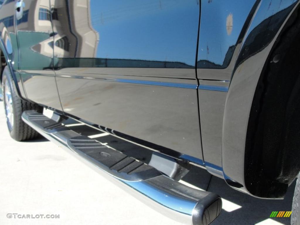 2007 F150 Lariat SuperCrew - Black / Black photo #20