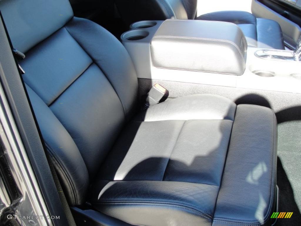 2007 F150 Lariat SuperCrew - Black / Black photo #29