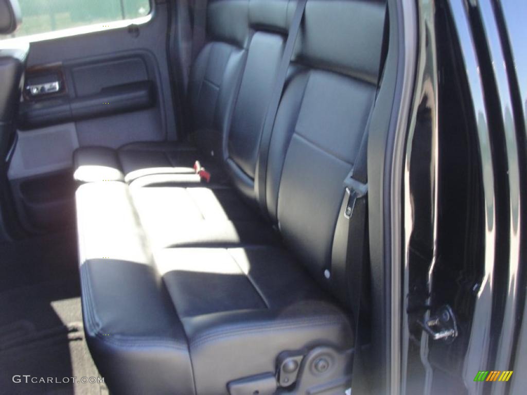 2007 F150 Lariat SuperCrew - Black / Black photo #33